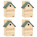 Vidaxl vogelhuisjes 4 st 23x19x33 cm vurenhout