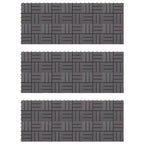 VidaXL Terrastegels 30 st 30x30 cm massief acaciahout greywash