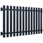 VidaXL Schuttingpaneel 170,5x75 cm gepoedercoat staal antraciet