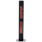 Sunred Sunred Patioverwarmer Diamond Dark 3000 W Rose Gold Carbon zwart