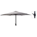 Progarden parasol monica 270 cm lichtgrijs