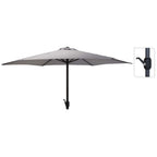 Progarden parasol monica 270 cm lichtgrijs