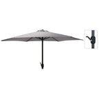Progarden parasol monica 270 cm lichtgrijs
