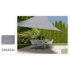 ProGarden ProGarden Schaduwdoek driehoek 3,6x3,6x3,6 m grijs