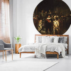 Wallart behangcirkel the night watch 142,5 cm