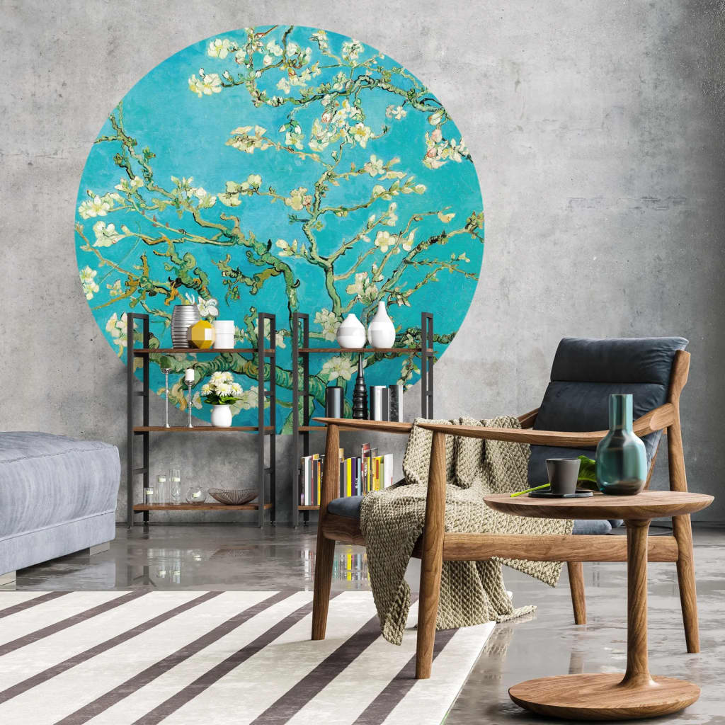 WallArt WallArt Behangcirkel Almond Blossom 190 cm
