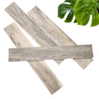 Wallart planken hout-look schuurhout eiken whitewash