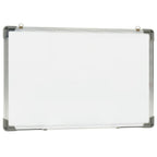 Vidaxl whiteboard magnetisch 50x35 cm staal wit