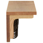 Vidaxl kapstok 90x16x16 cm massief eikenhout