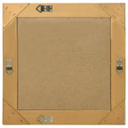 Vidaxl wandspiegel barok stijl 50x50 cm goudkleurig
