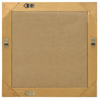 Vidaxl wandspiegel barok stijl 60x60 cm goudkleurig