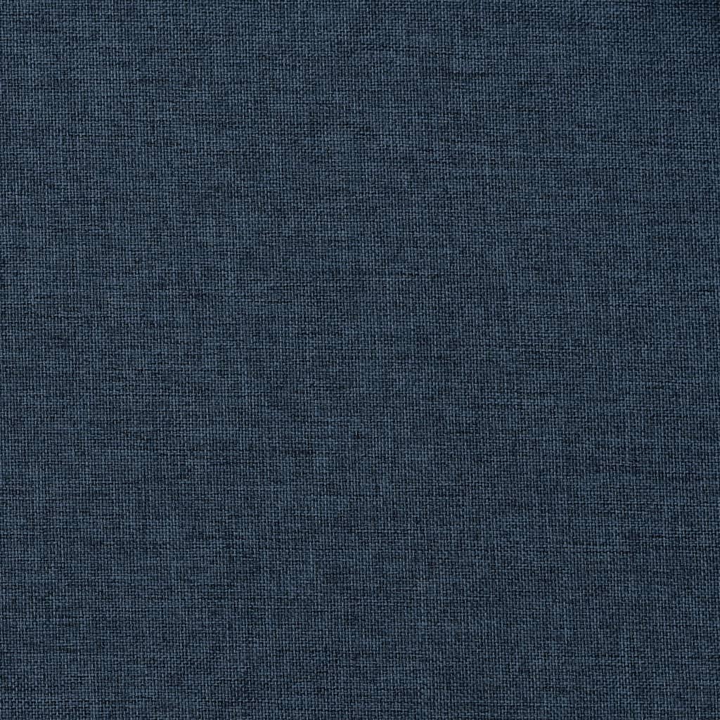 Vidaxl gordijnen linnen-look verduisterend haken 2 st 140x175 cm blauw