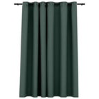 Vidaxl gordijn linnen-look verduisterend met ogen 290x245 cm groen