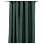 Vidaxl gordijn linnen-look verduisterend met haken 290x245 cm groen