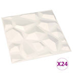 Vidaxl wandpanelen 24 st 3d 6 m² 0,5x0,5 m