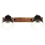 Vidaxl wandlamp industrieel e27 45x25 cm zwart