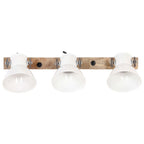 Vidaxl wandlamp industrieel e27 65x25 cm wit