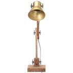 Vidaxl bureaulamp industrieel rond e27 58x18x90 cm messingkleurig