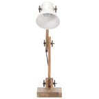 Vidaxl bureaulamp industrieel rond e27 58x18x90 cm wit