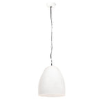 Vidaxl hanglamp industrieel rond 25 w e27 42 cm wit