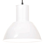 Vidaxl hanglamp rond 25 w e27 28,5 cm wit