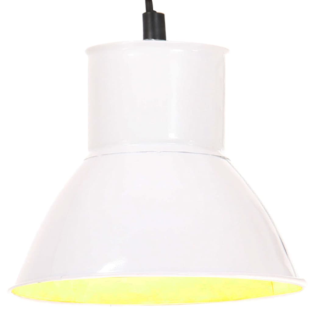 Vidaxl hanglamp rond 25 w e27 48 cm wit