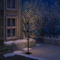 VidaXL Kerstboom 1200 LED's warmwit licht kersenbloesem 400 cm