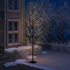 VidaXL Kerstboom 1200 LED's warmwit licht kersenbloesem 400 cm