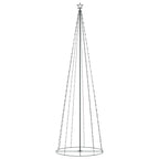 VidaXL Kegelkerstboom 330 meerkleurige LED's 100x300 cm