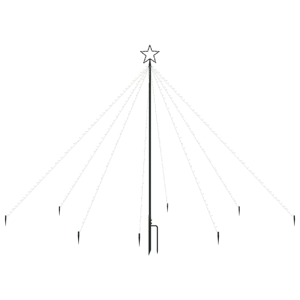 Vidaxl kerstboomverlichting waterval binnen buiten 400 led's 2,5 m