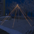 Vidaxl kerstboomverlichting waterval binnen buiten 576 led's 3,6 m
