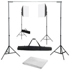 Vidaxl fotostudioset met softboxlampen en achtergrond