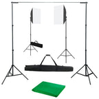 Vidaxl fotostudioset met softboxlampen en achtergrond