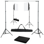 Vidaxl fotostudioset met softboxlampen en achtergrond