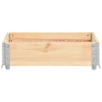 Vidaxl plantenbak verhoogd 60x80 cm massief grenenhout