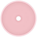 Vidaxl wastafel rond 32,5x14 cm keramiek matroze