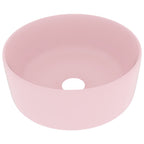 Vidaxl wastafel rond 40x15 cm keramiek matroze
