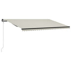 VidaXL Luifel automatisch uittrekbaar 600x300 cm crème