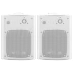 VidaXL Stereoluidsprekers wandmontage 2 st 120 W wit