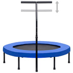VidaXL Fitnesstrampoline met handgreep en veiligheidsmat 122 cm