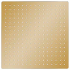Vidaxl regendouchekop vierkant 40x40 cm roestvrij staal goudkleurig