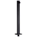 Vidaxl douchearm vierkant 40 cm roestvrij staal 201 zwart