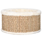Vidaxl kattenmand rond 36 cm zeegras
