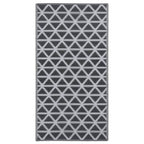 Vidaxl buitenkleed arakil 80x150 cm pp zwart
