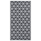 Vidaxl buitenkleed arakil 160x230 cm pp zwart