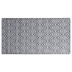 Vidaxl buitenkleed arakil 80x150 cm pp wit en zwart