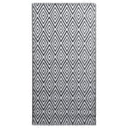 Vidaxl buitenkleed arakil 190x290 cm pp wit en zwart