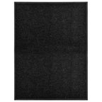 Vidaxl deurmat wasbaar 90x120 cm zwart