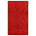 Vidaxl deurmat wasbaar 90x150 cm rood