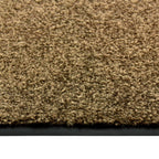 Vidaxl deurmat wasbaar 90x120 cm bruin